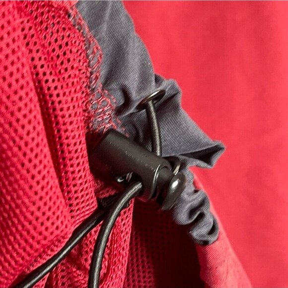 Men's PGA Tour Golf Windbreaker Quarter Zip Pullover Burgundy / Charcoal SZ XXL - Picture 8 of 12